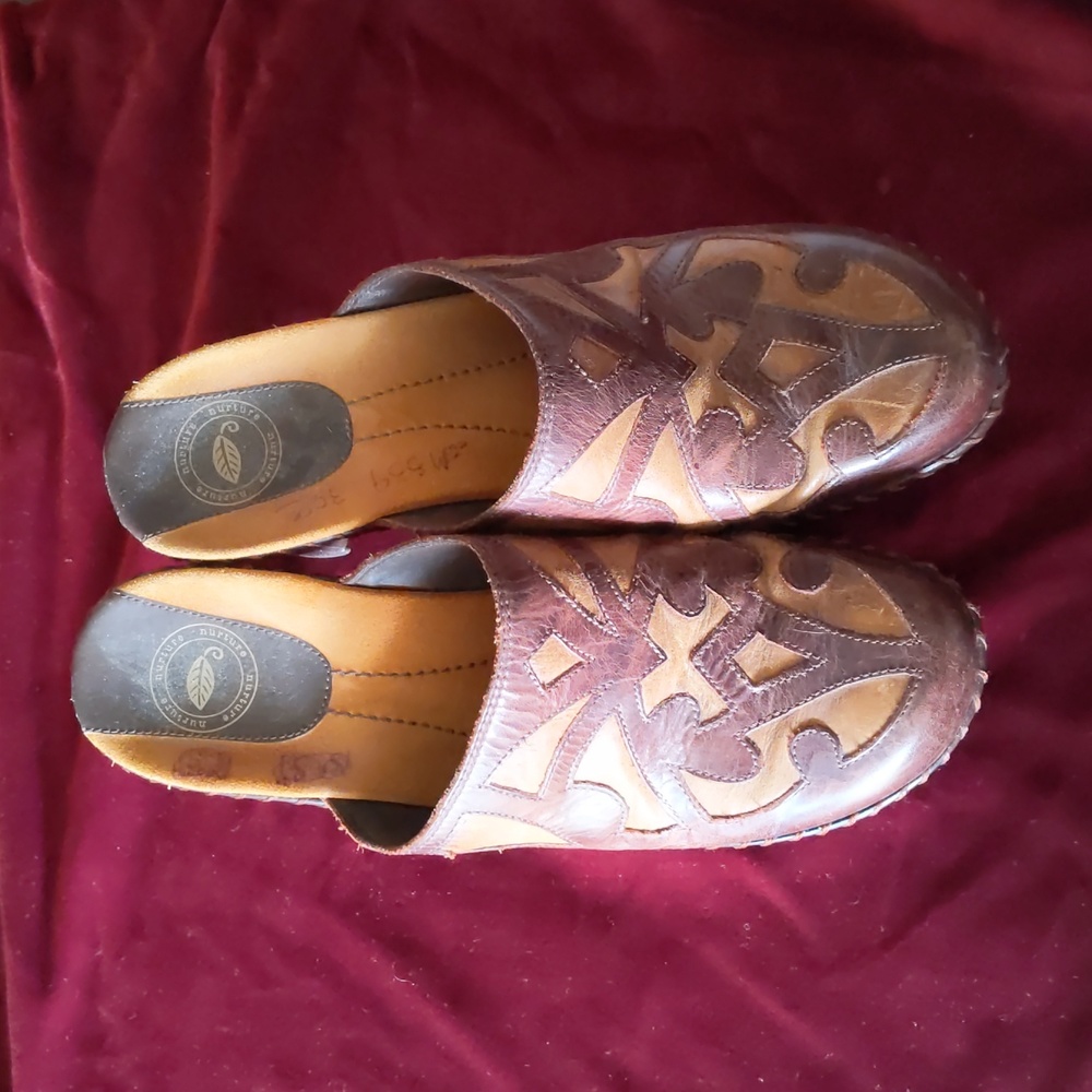 Nurture Leather Clogs